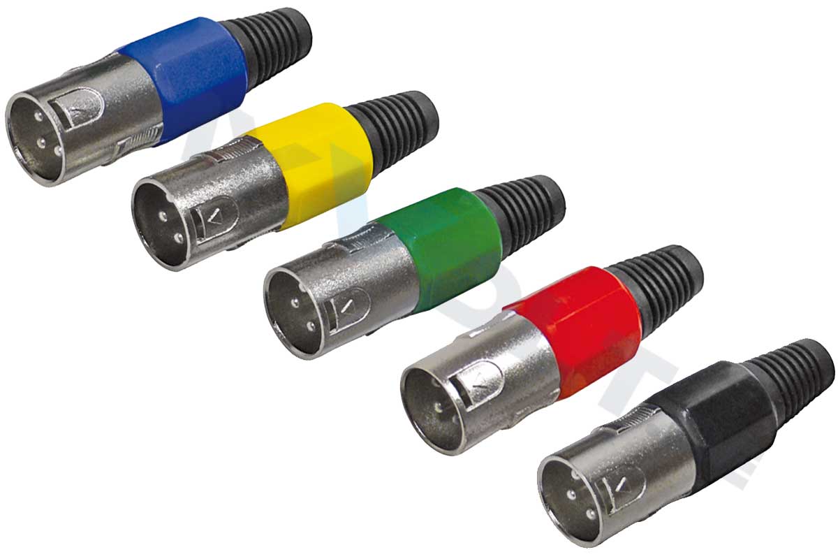 XLR Stecker (farbig)